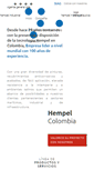 Mobile Screenshot of hempelcolombia.com